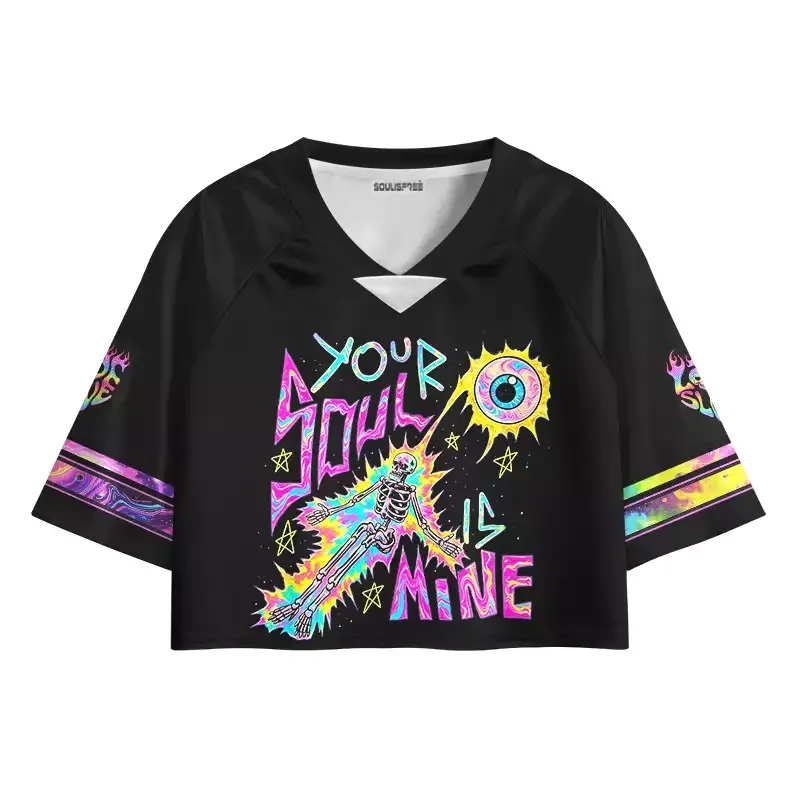 Designed Soulisfree Your Soul Is Mine Cropped Jersey