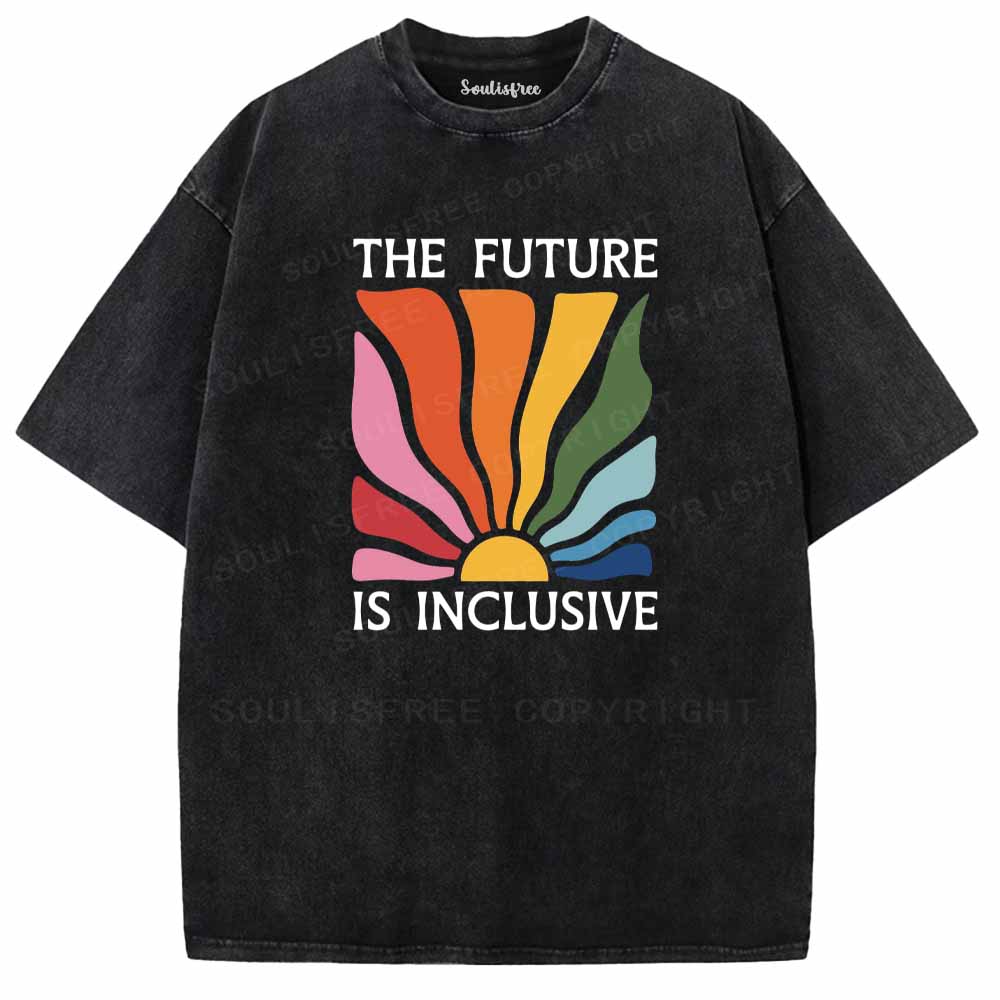 Soulisfree The Future Is Inclusive Washed Tee
