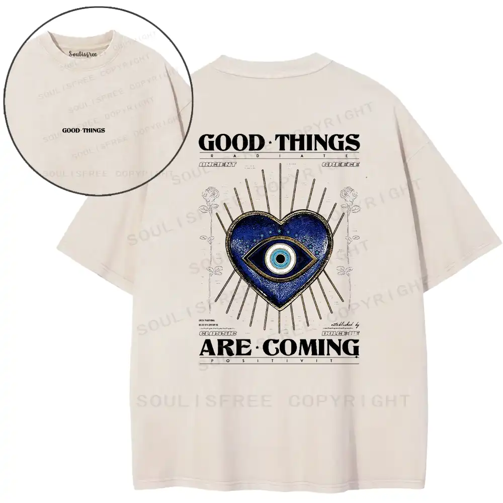 Good Things Ahead Washed T-shirt