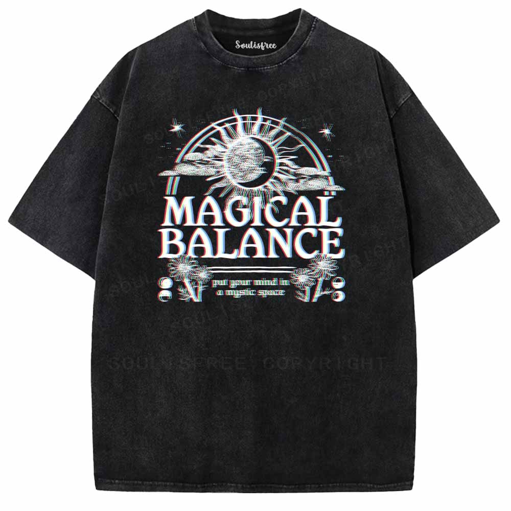 Soulisfree  MAGICAL BALANCE Washed Tee
