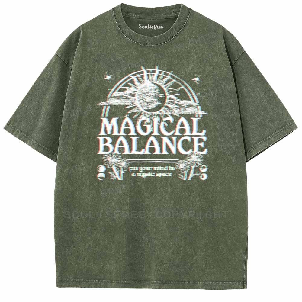 Soulisfree  MAGICAL BALANCE Washed Tee
