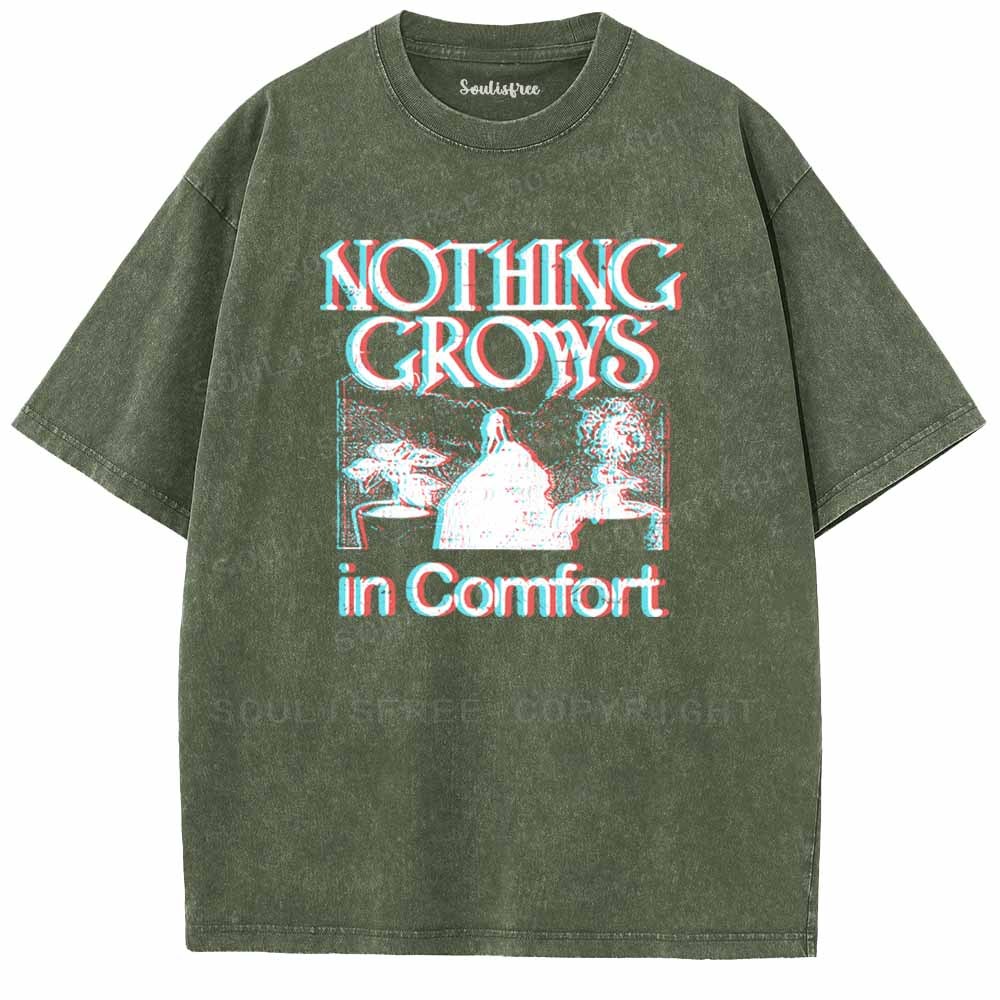 Soulisfree Nothing Grows In Comfort Washed Tee