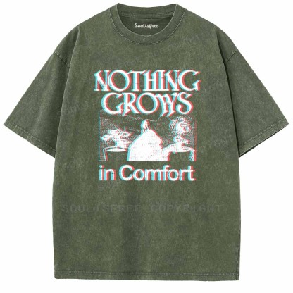 Soulisfree  Nothing Grows In Comfort Washed Tee