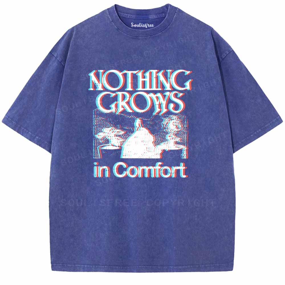 Soulisfree  Nothing Grows In Comfort Washed Tee