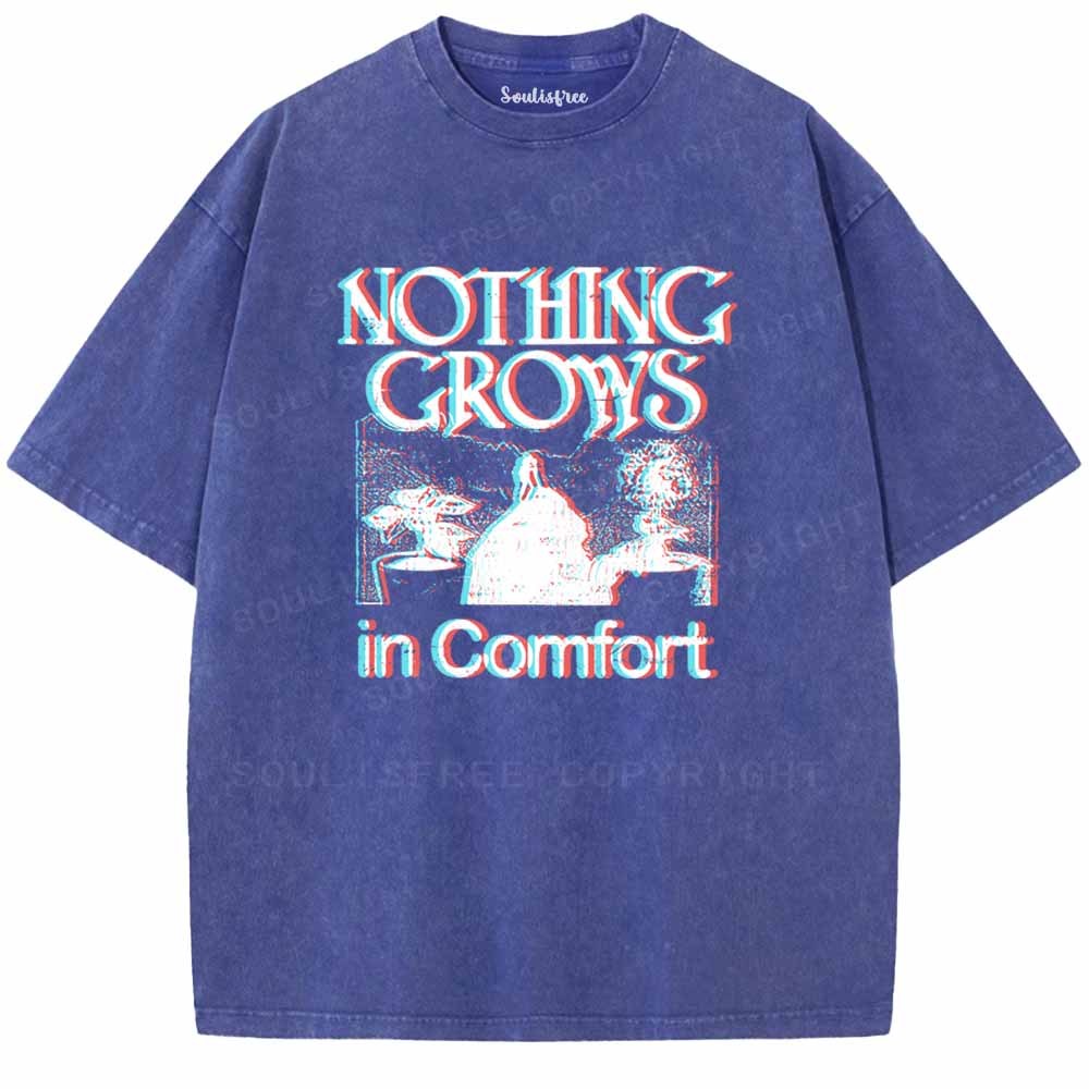Soulisfree  Nothing Grows In Comfort Washed Tee