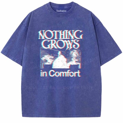 Soulisfree  Nothing Grows In Comfort Washed Tee