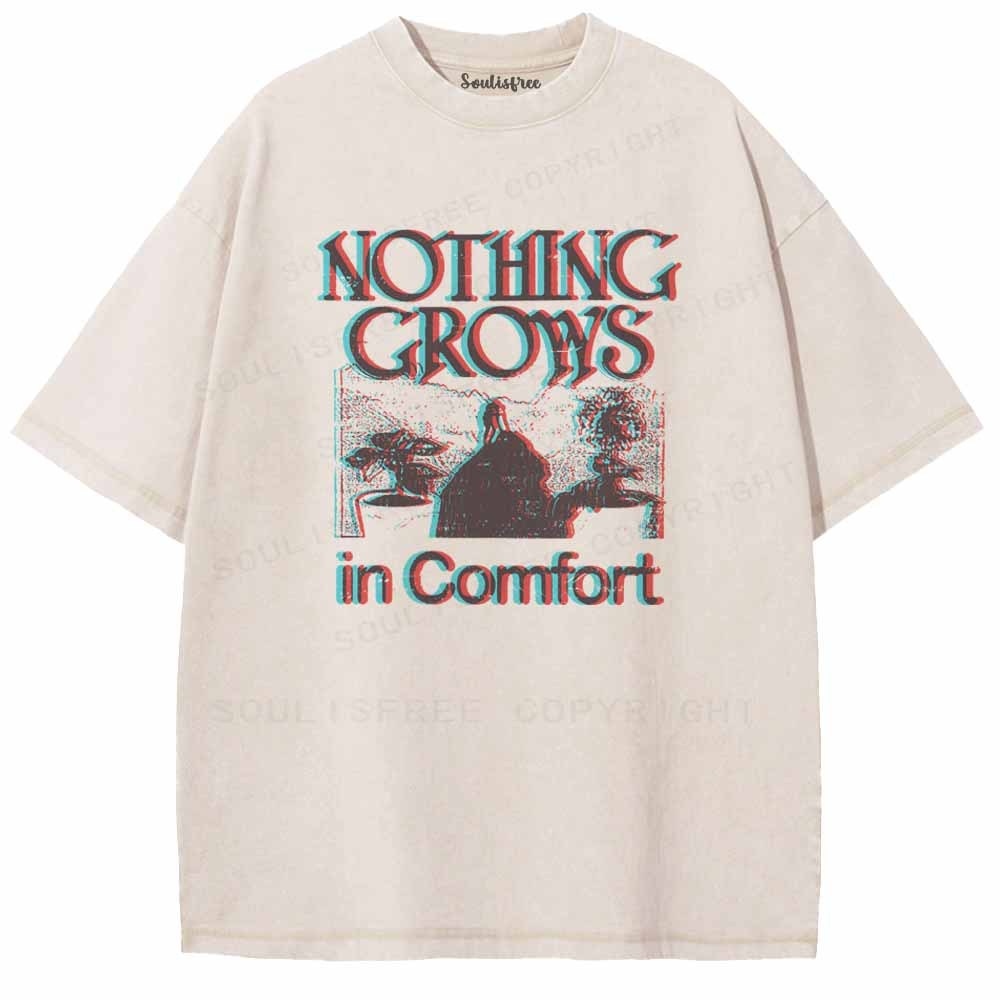Soulisfree  Nothing Grows In Comfort Washed Tee