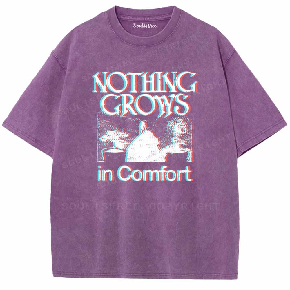 Soulisfree  Nothing Grows In Comfort Washed Tee