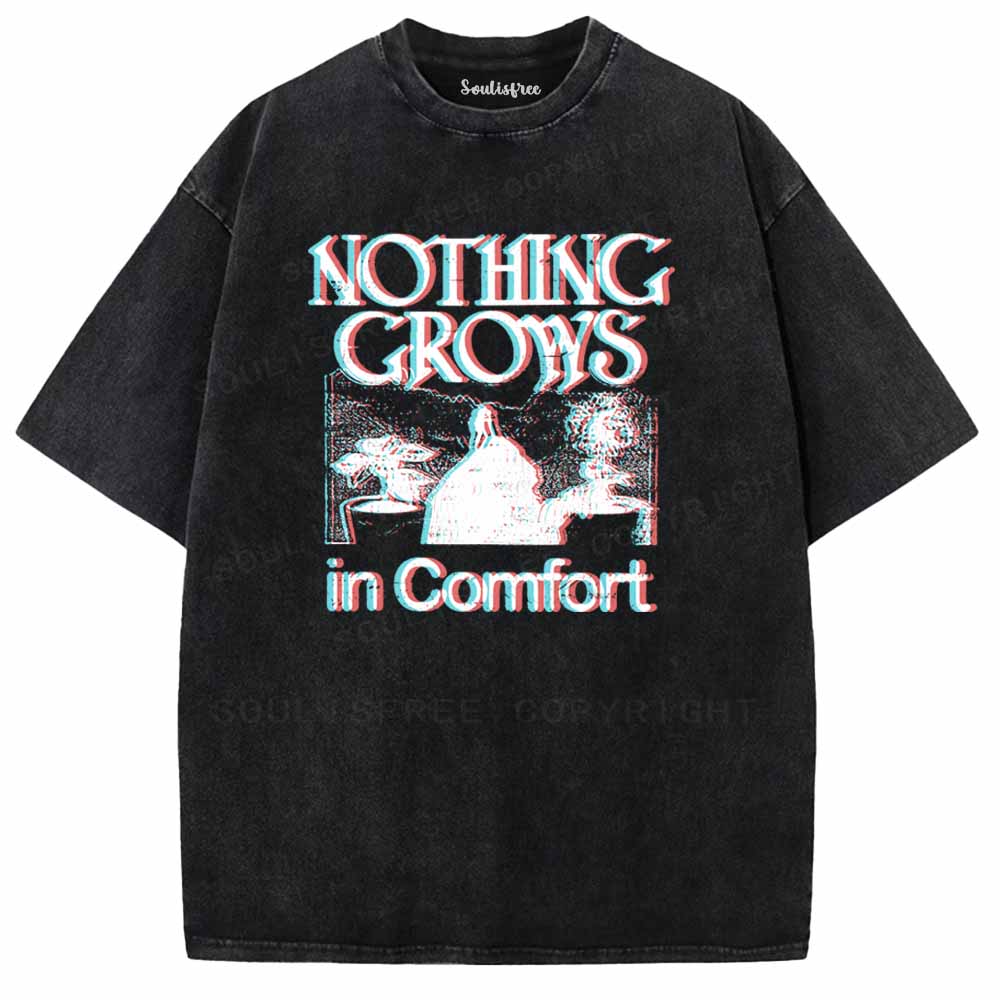Soulisfree  Nothing Grows In Comfort Washed Tee