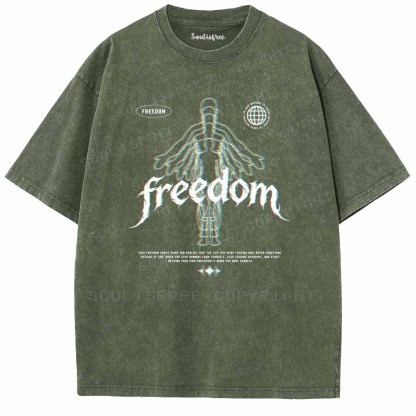 Soulisfree  Freedom Within Yourself Washed Tee