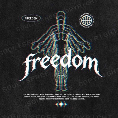 Soulisfree  Freedom Within Yourself Washed Tee