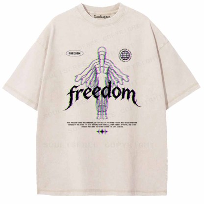 Soulisfree  Freedom Within Yourself Washed Tee