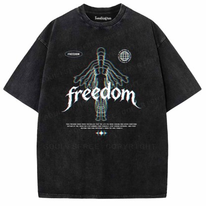 Soulisfree  Freedom Within Yourself Washed Tee