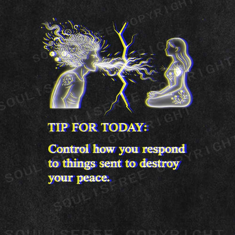 Soulisfree  Protect Your Peace Washed Tee