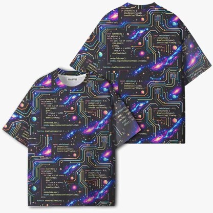 Soulisfree CODE THE UNIVERSE ECO‑PERF Graphic Tee