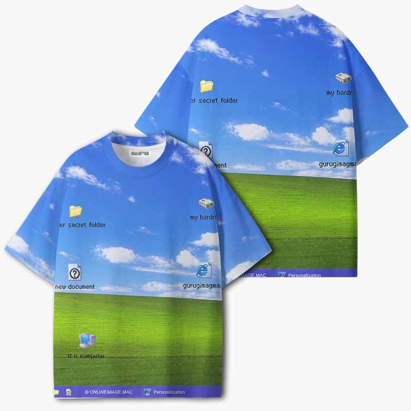 Soulisfree DIGITAL NOSTALGIA ECO‑PERF Graphic Tee