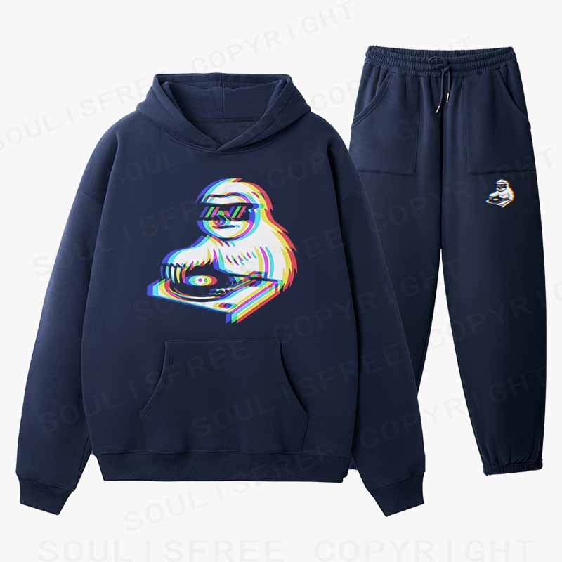 Soulisfree Slow Tempo, Good Vibes Cotton Fleece Hoodie Set
