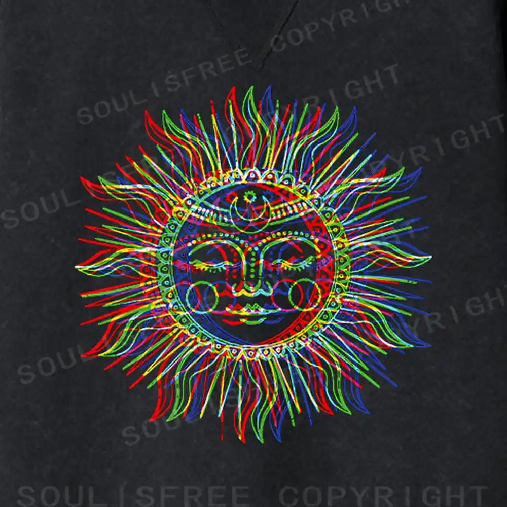 Vibes of the Sun Fit Washed Sweatshirt