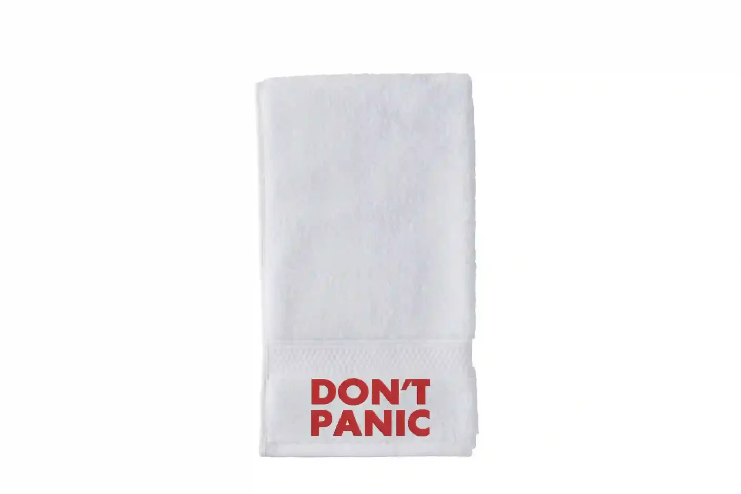 Don't Freak Out Embroidered Hand Towel