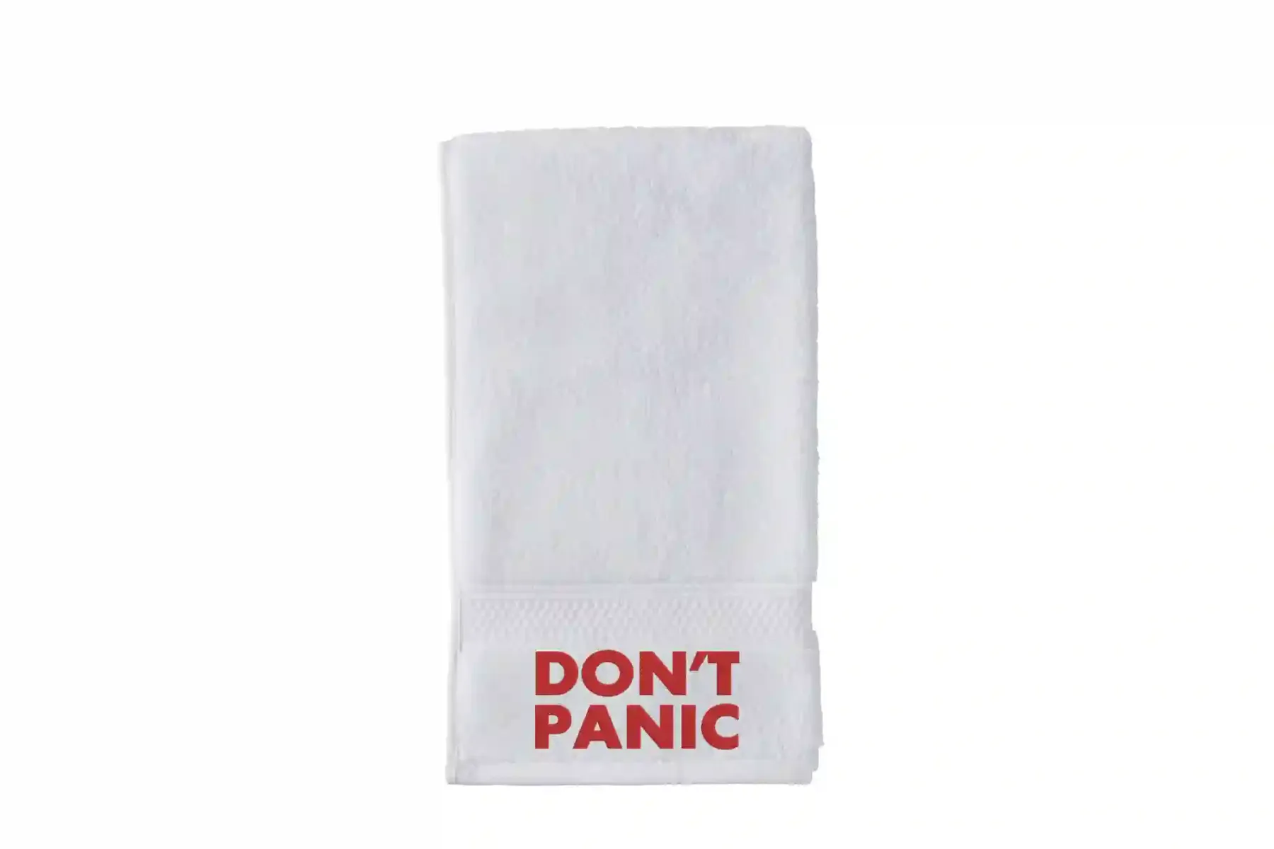 Don't Freak Out Embroidered Hand Towel
