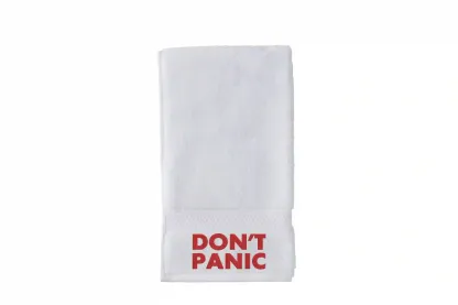 Don't Freak Out Embroidered Hand Towel
