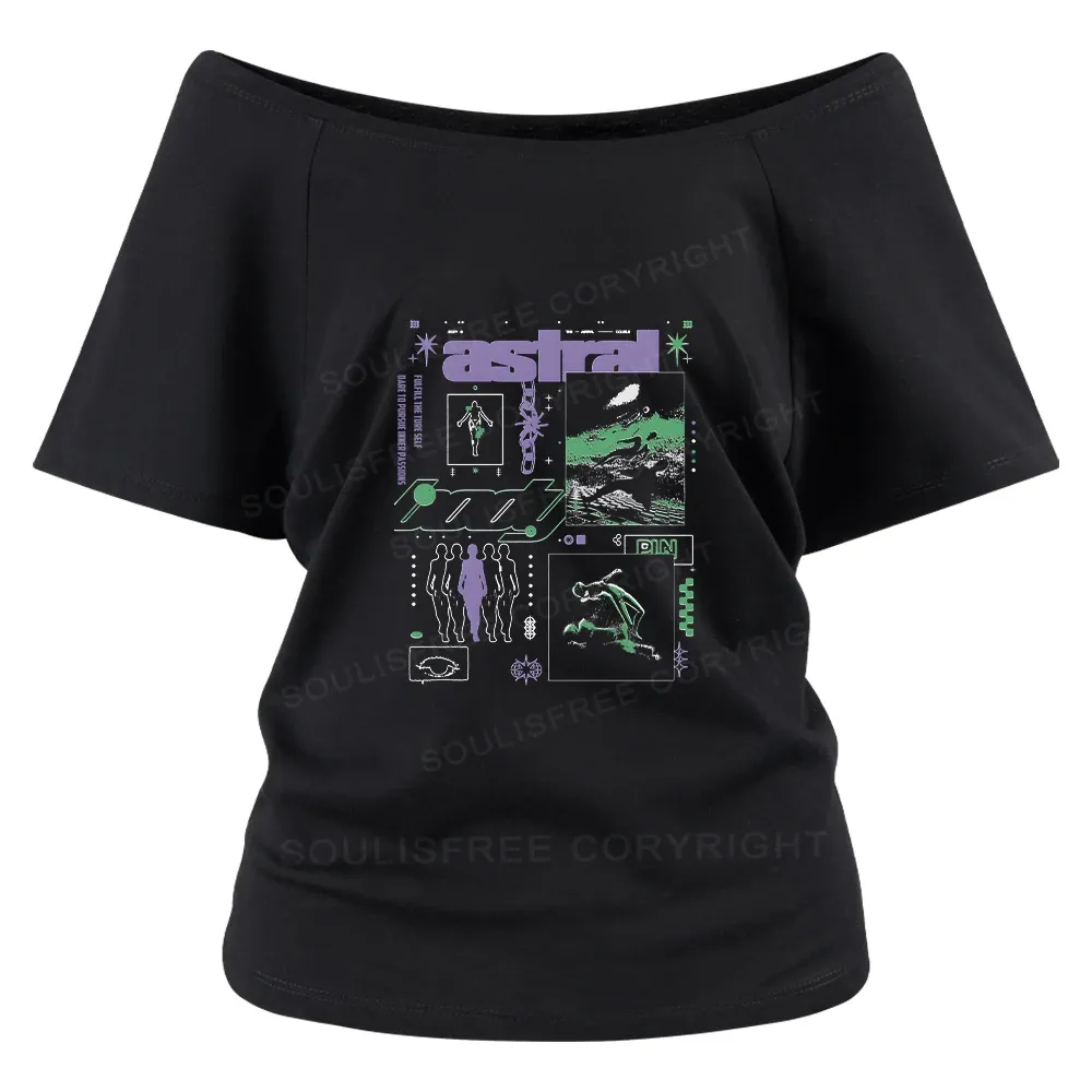 Designed Be The Master Of Your Own Life Off Shoulder Top