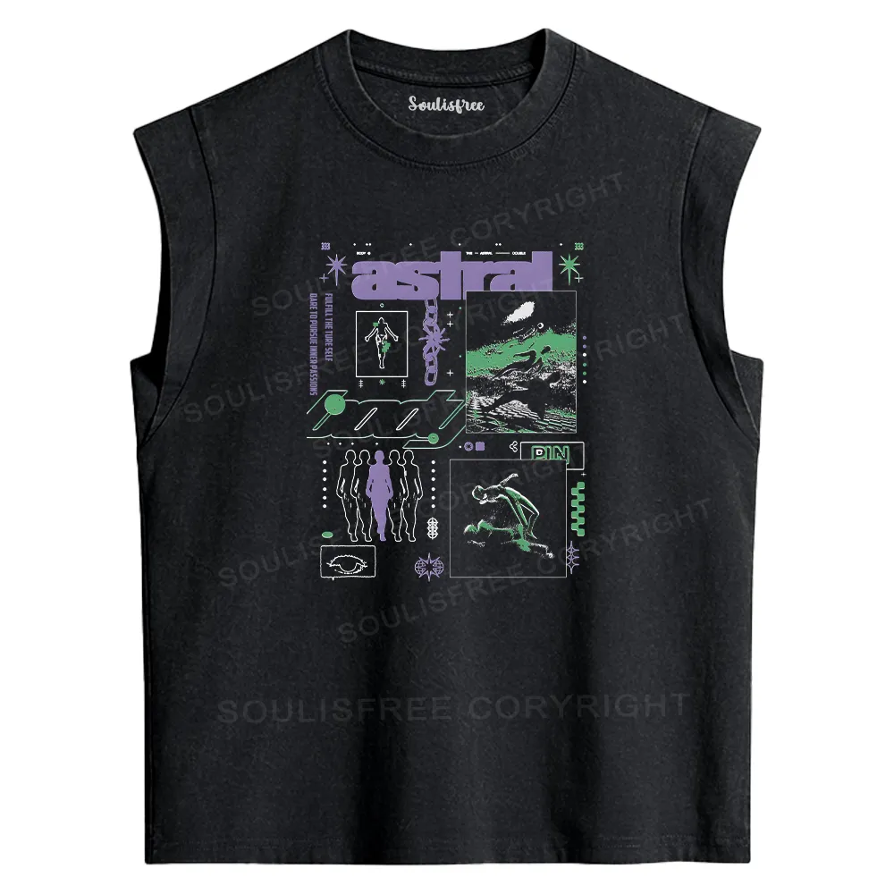 Be The Master Of Your Own Life Washed Tank Tops