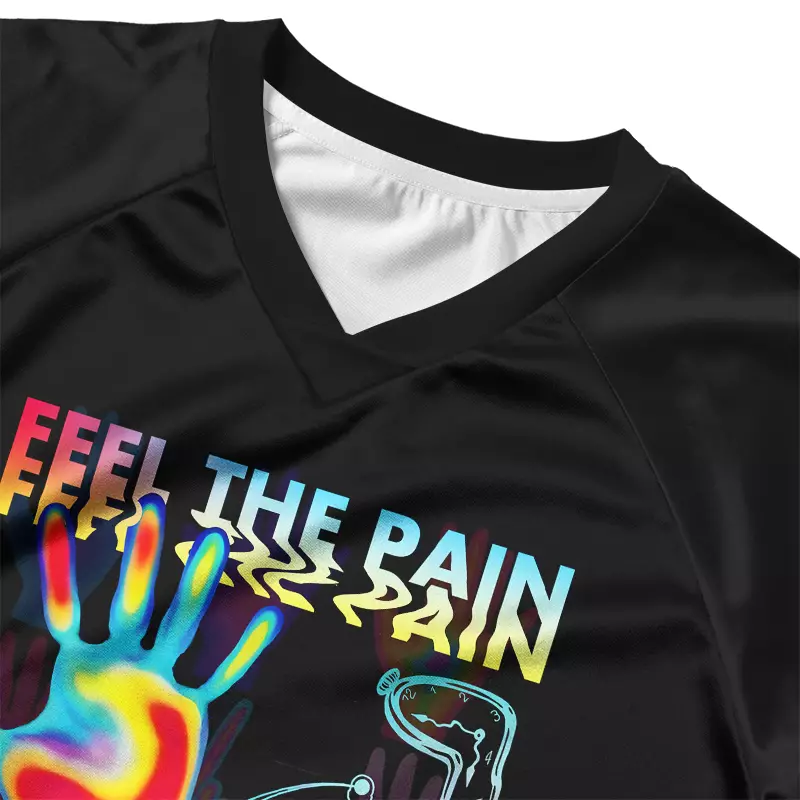 Soulisfree FEEL THE PAIN —Energy Transfer Cropped Jersey
