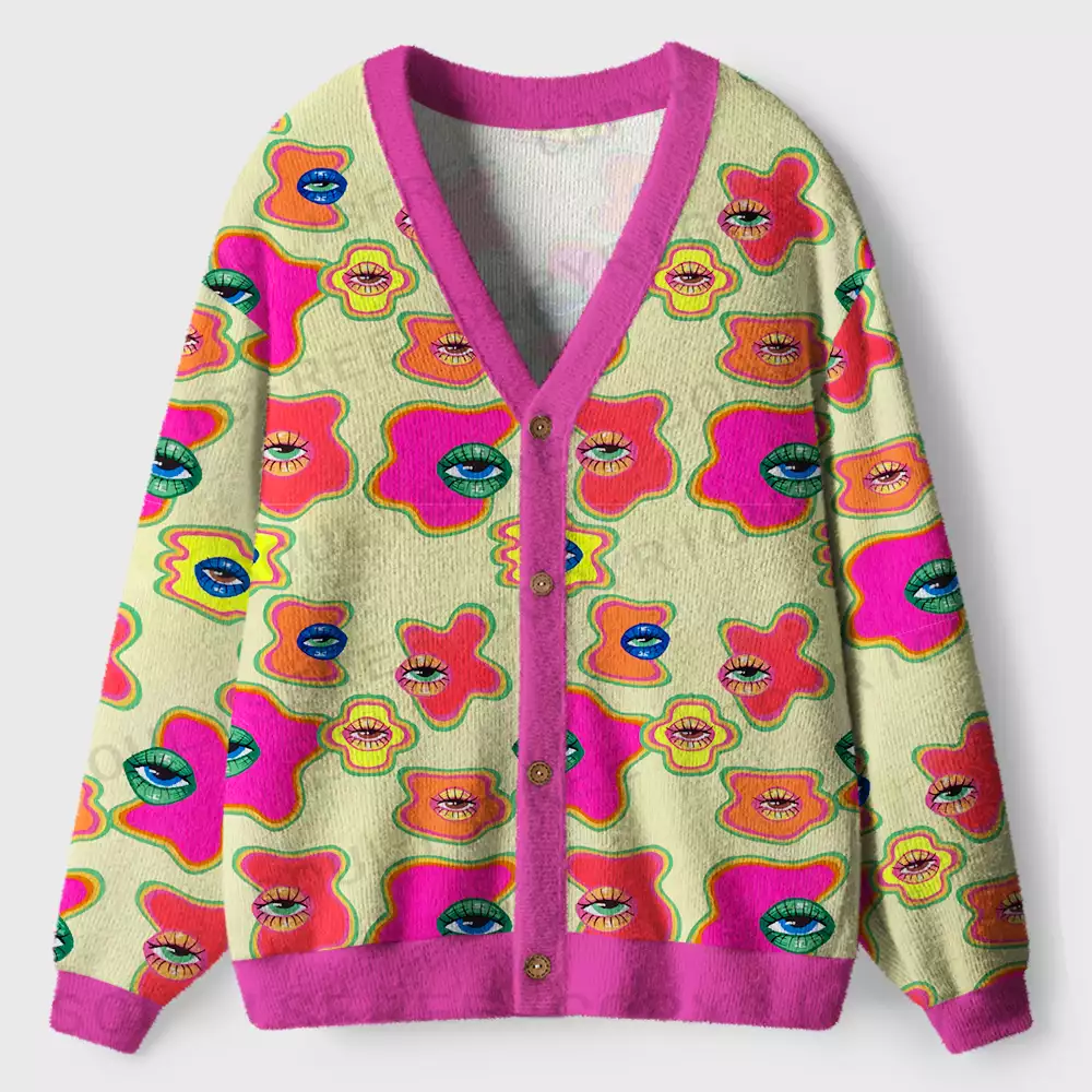 The Watching Bloom Ugly Cardigan Sweaters