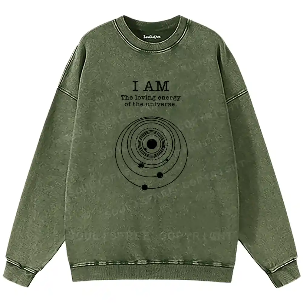 Cosmic Selfhood Washed Sweatshirts