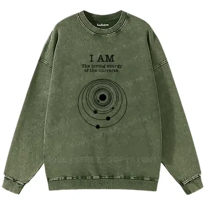 Cosmic Selfhood Washed Sweatshirts
