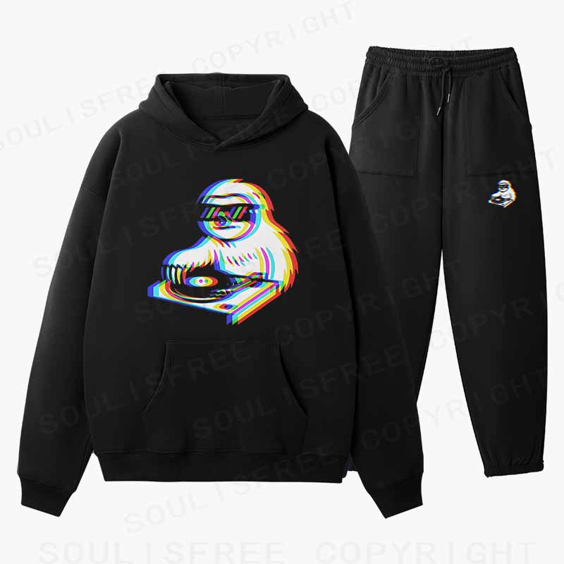 Soulisfree Slow Tempo, Good Vibes Cotton Fleece Hoodie Set