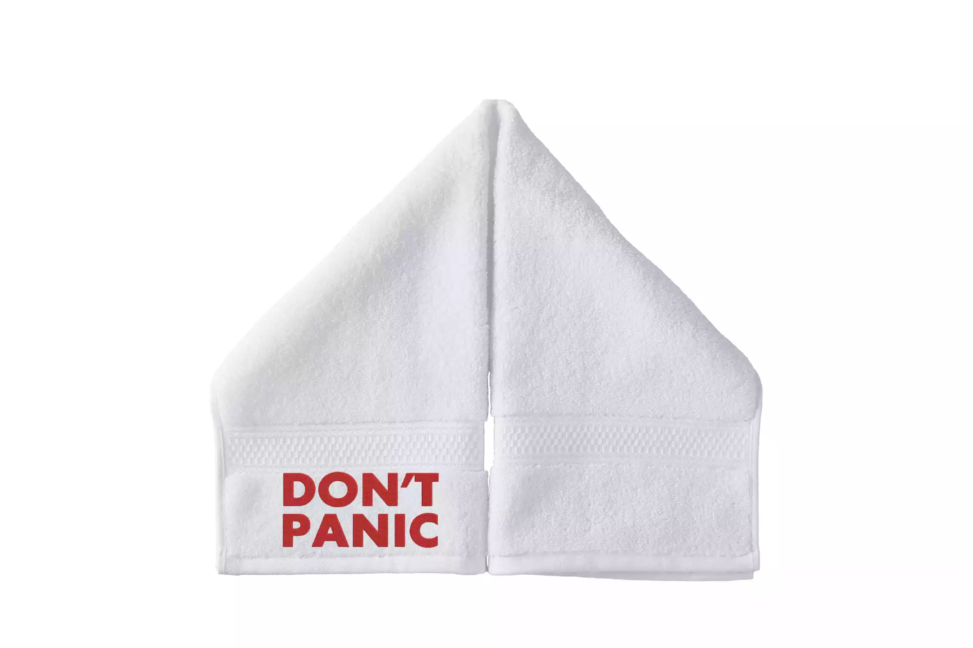 Don't Freak Out Embroidered Hand Towel