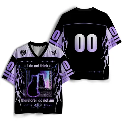 Soulisfree i do not think, therefore i do not am Mesh Jersey