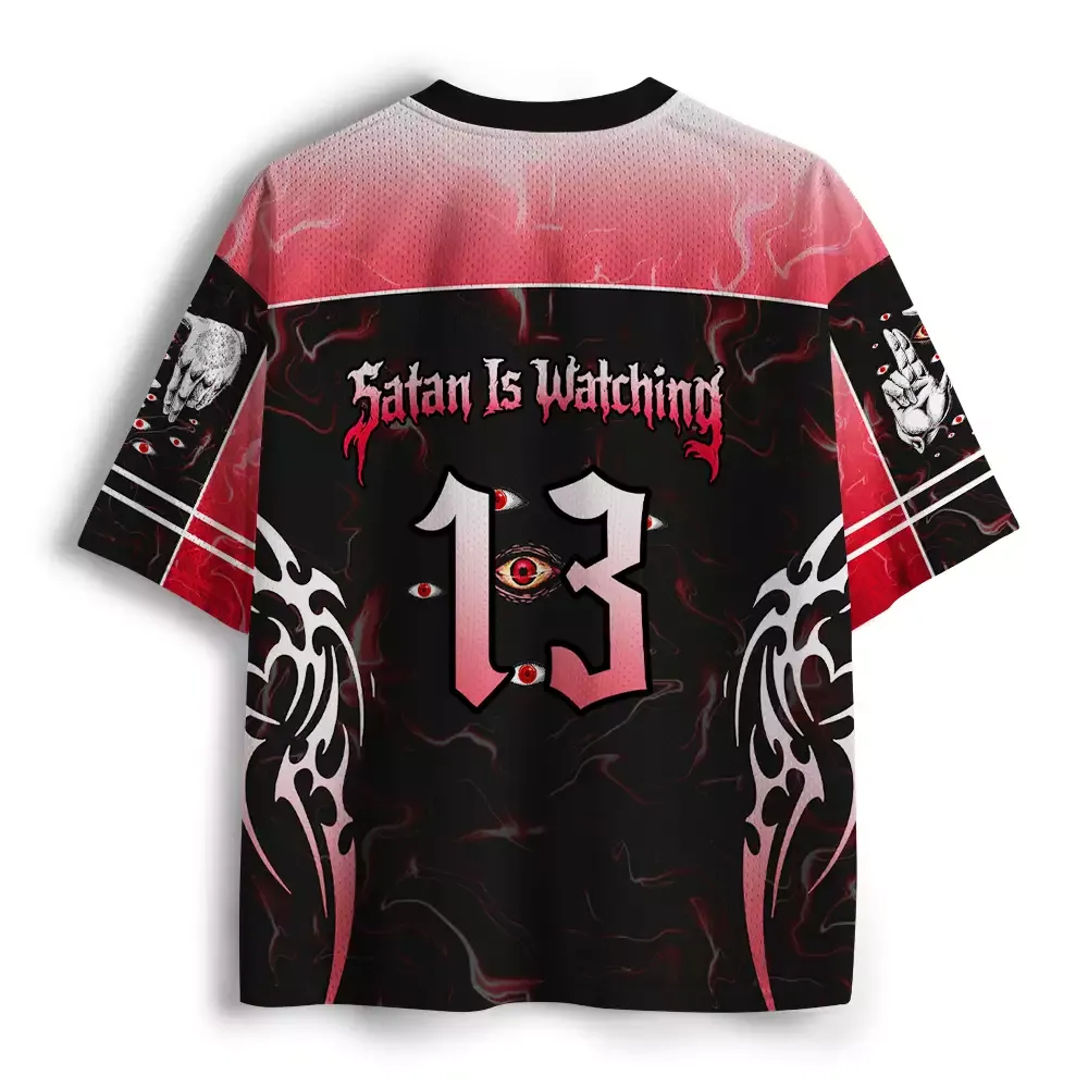 Soulisfree Satan Is Watching Mesh Jersey