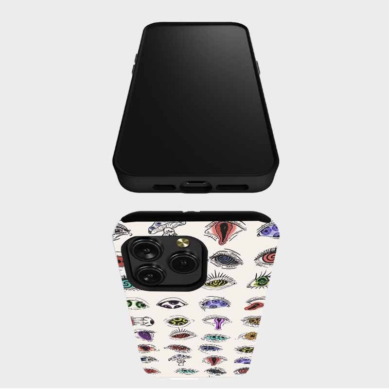 Soulisfree The Psychedelic Eyes Matte Phone Case