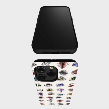 Soulisfree The Psychedelic Eyes Matte Phone Case