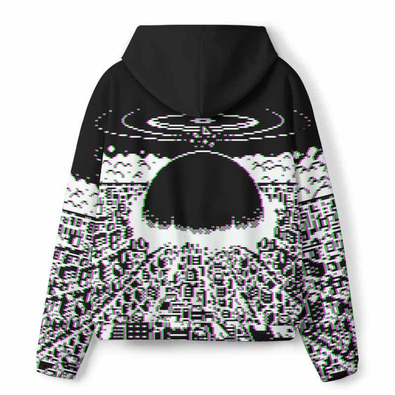 Soulisfree Pixel Explosion All-Over Print Hoodie