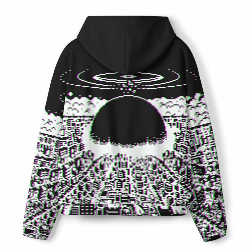 Soulisfree Pixel Explosion All-Over Print Hoodie