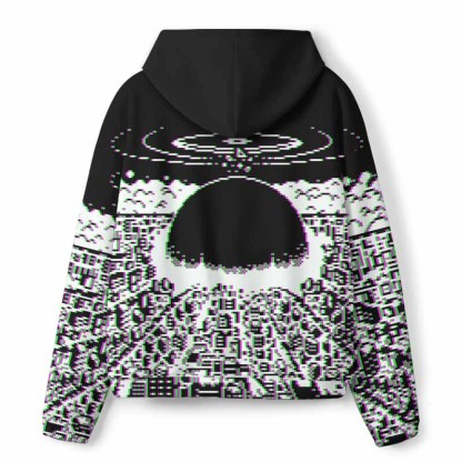Soulisfree Pixel Explosion All-Over Print Hoodie