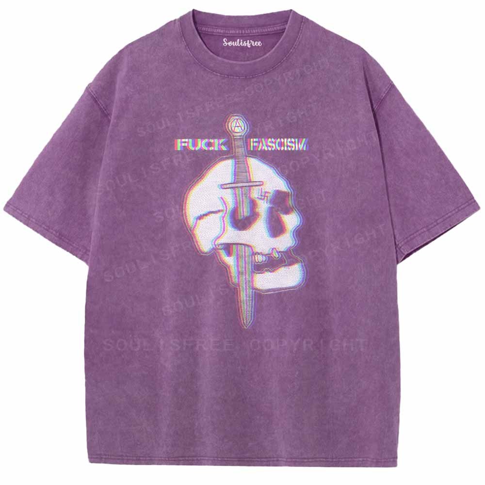 Soulisfree  Blade In Skull Washed Tee