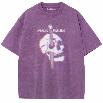 Soulisfree  Blade In Skull Washed Tee