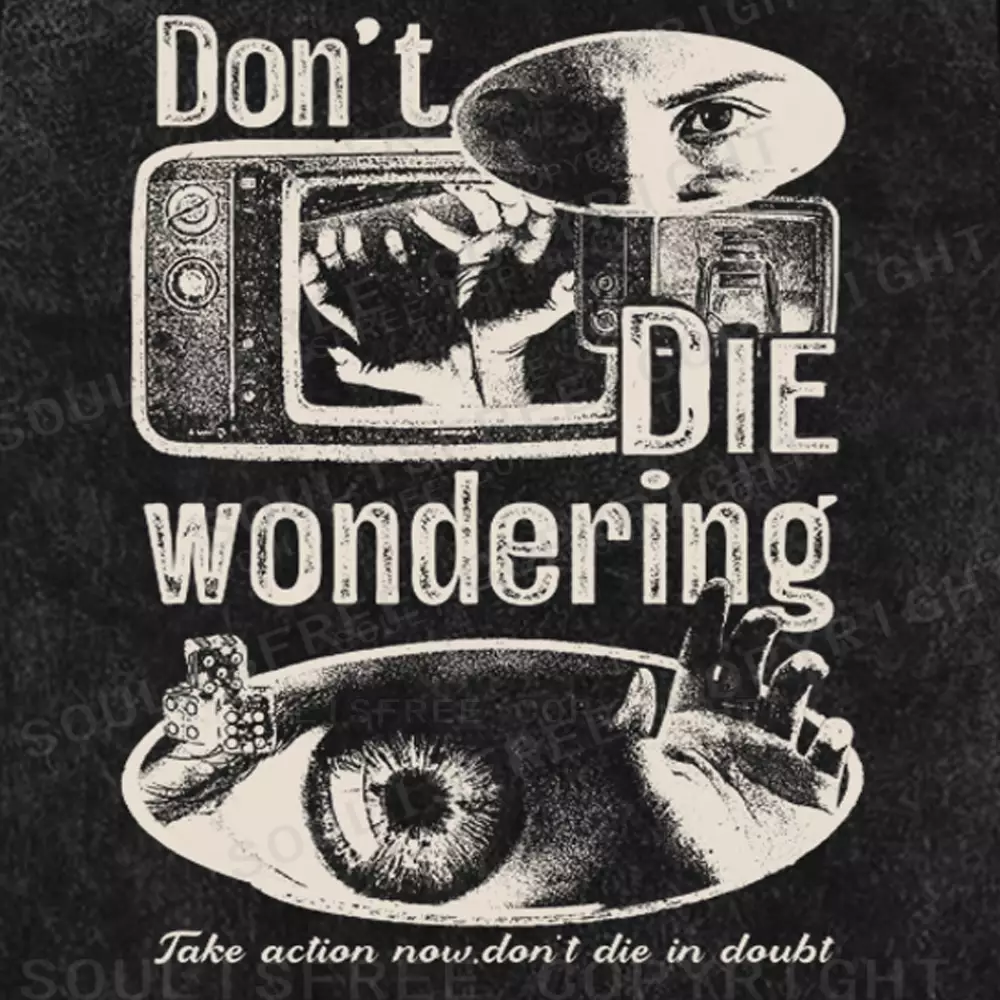 DON’T DIE WONDERING Washed T-shirt