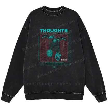 A Clash Of Ideas Washed Sweatshirts