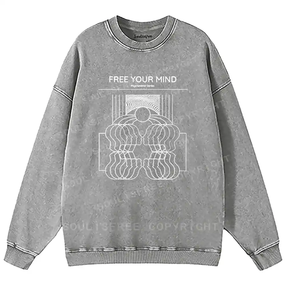 Inner Frequency Washed Sweatshirts