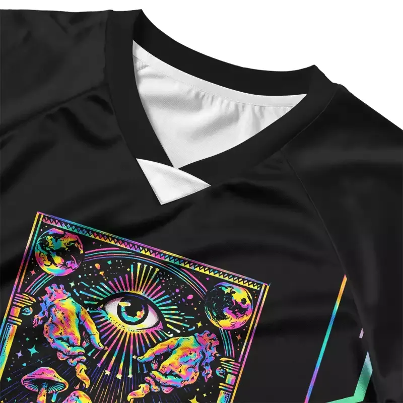 Soulisfree Psychedelic Mind Garden Cropped Jersey