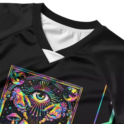 Soulisfree Psychedelic Mind Garden Cropped Jersey