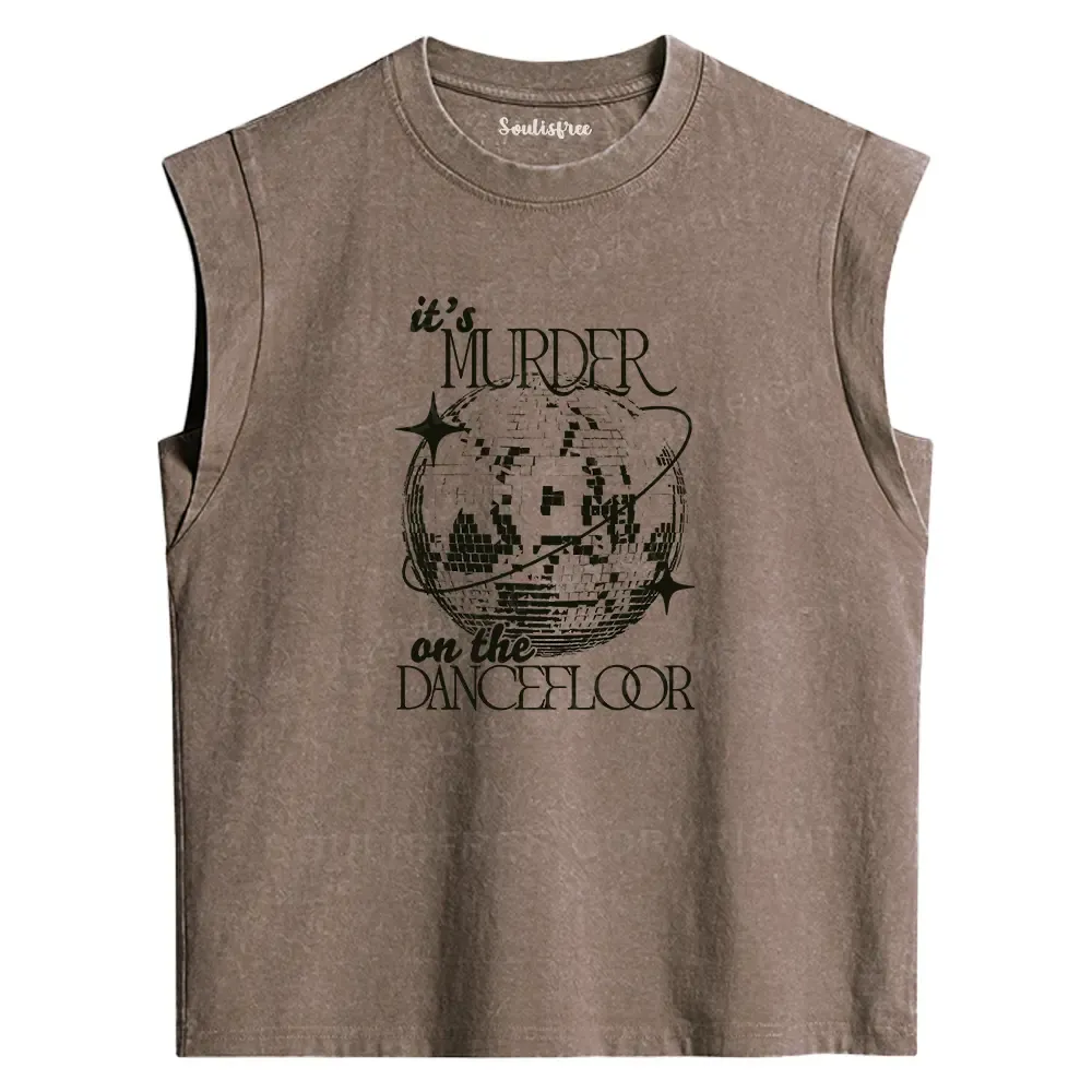 Flashing Light Ball Washed Tank Washed Tank