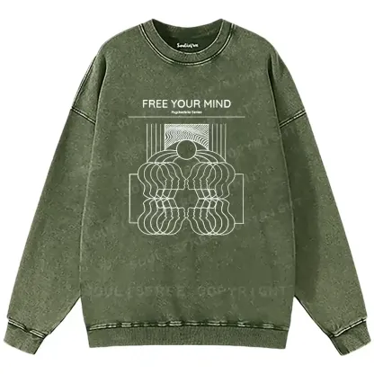 Inner Frequency Washed Sweatshirts