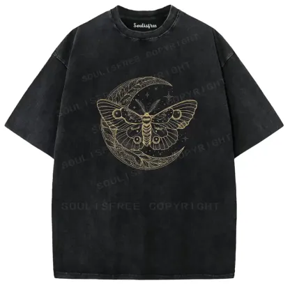 Gilded Lunar Moth Washed T-shirt